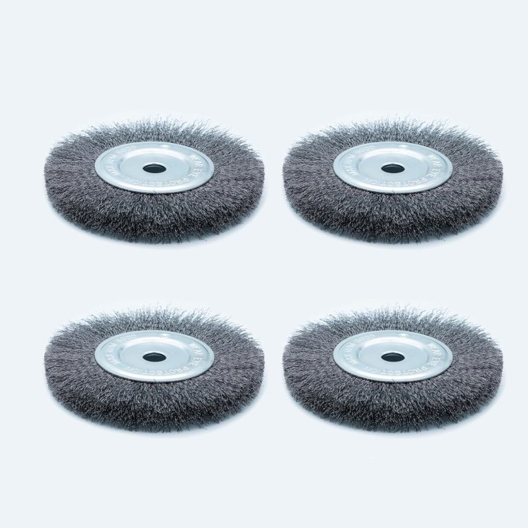 6inch Bench Wire Wheel Brush Set for Rust,